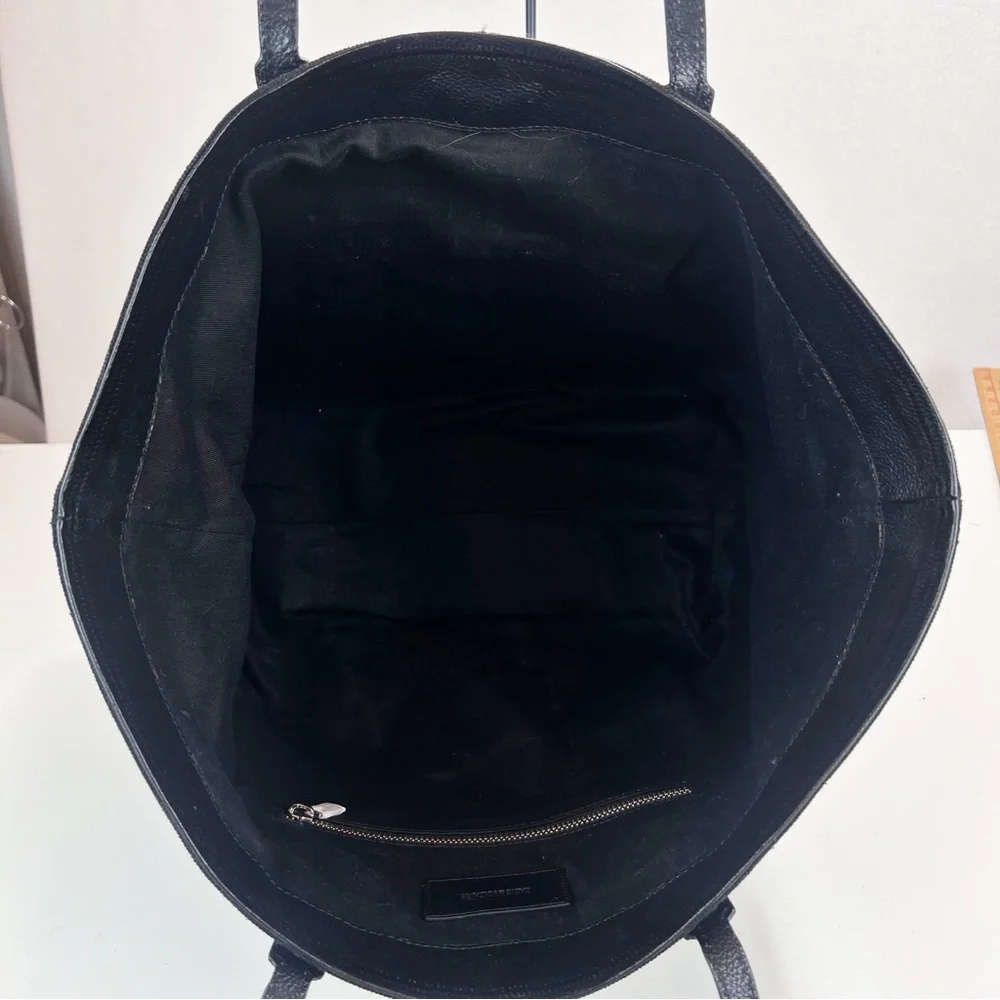 Zadig & Voltaire Mick Wings Black Tote Bag Canvas and Leather - Picture 8 of 10